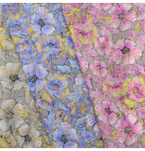 Tana liberty fabric london lawn Hot Sale Custom Floral Digital Print Flower 100% Cotton Fabric for Women Clothing