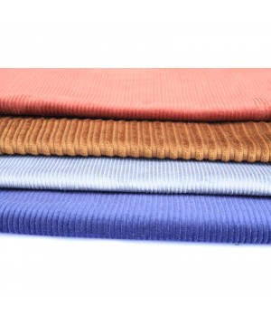 China Factory Supply Premium Quality Corduroy Cotton Fabric Solid And Yarn Plain Style Corduroy Fabric