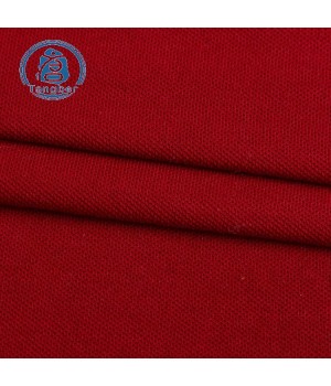 High quality honeycomb 100% cotton double polo pique polyester fabric for polo t shirt