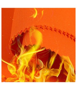 Customized 100% cotton twill fr flame retardant wholesale anti fire resistant fabric