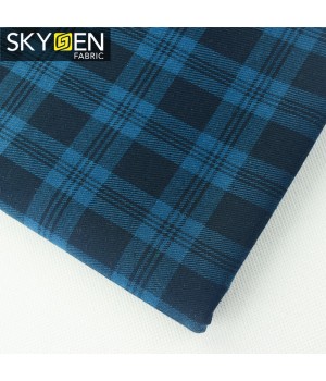 Textile Wholesale 100% Cotton Plaid Flannel Fabric Cloth for Shirt