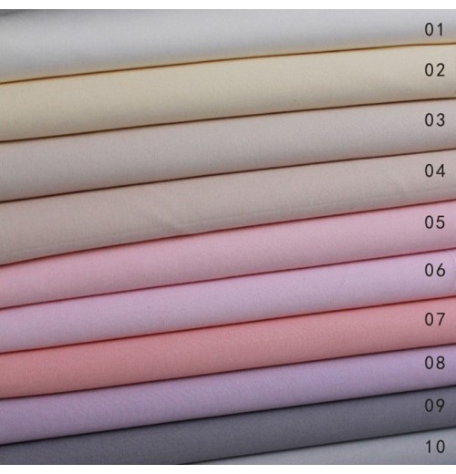 Plain dyed soft woven cheap plain 130 gsm 100% cotton fabric for dress/shirt