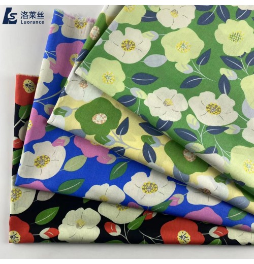 Hot Sale Tana liberty fabric london lawn Custom Floral Digital Print Flower 100% Cotton Fabric for Clothing