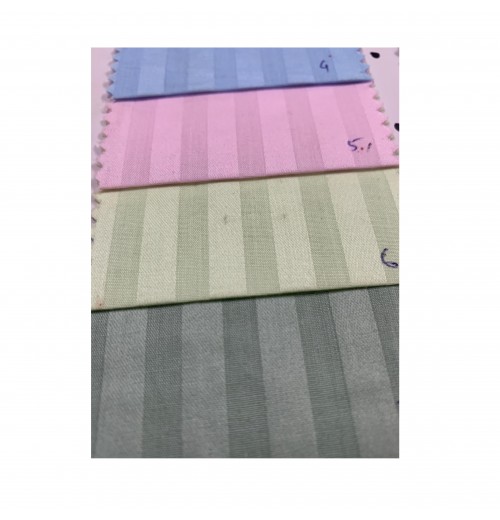 Direct Factory Supply Giza Strip Fabrics Width 58 for Men and Ladies Both Used Cotton Fabric for Export Sale